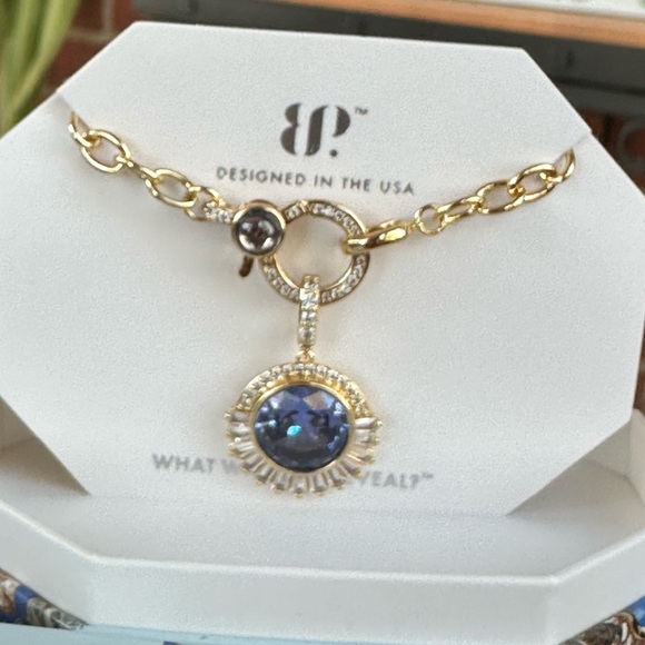 Bomb Party December Necklace - RBP8508 -  Let's Make A Statement - Gold Plating - Picture 1 of 3